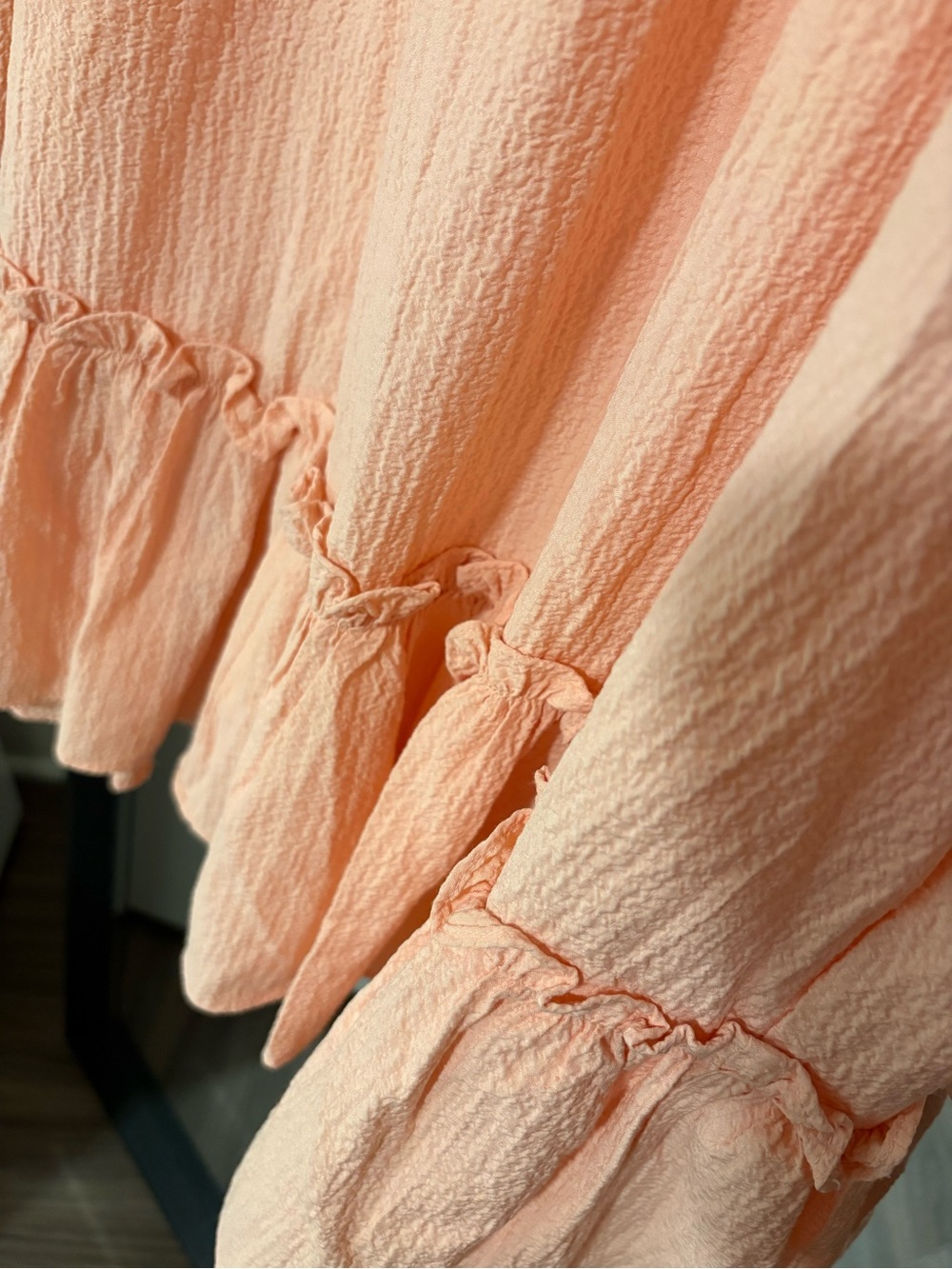 Calvin Klein Textured Peach Dress – NWT (New With Tags) - Picture 10 of 10